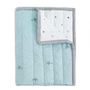 The White Cradle Organic Cotton Baby Quilt