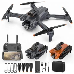 Compact foldable drone with 4K HD camera and FPV live video for aerial photography