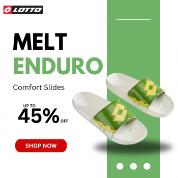 Step Into Comfort – Save Up to 45% on Lotto Melt Enduro Slides