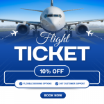 Flat 10% off First Flight booking on Cleartrip