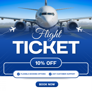 Flat 10% off First Flight booking on Cleartrip