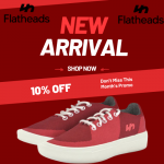 Flatheads Athleisure Shoes Promo Flat 10% OFF on Athleisure Footwear