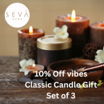 10% Off vibes Classic Candle Gift Set of 3