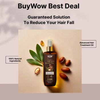 WOW-Moroccan Argan Hair Oil - 200 ML