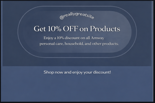 Amway-Enjoy FREE Shipping on Your Order