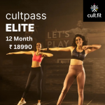 Cult.fit -12 Month cultpass ELITE at ₹ 18,990