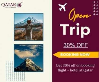 Qatar airways 30% OFF