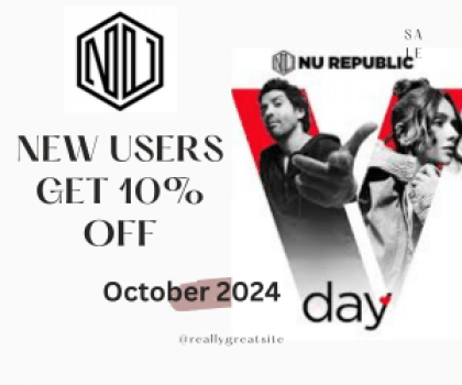 nu republic New Users get 10% Off