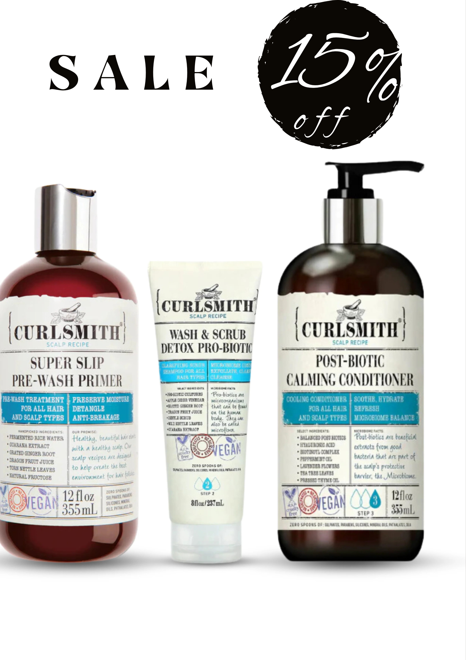 Revitalize your curls with the Nynm Curlsmith Detox Kit, now available at 15% off!