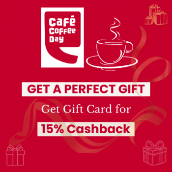 CCD – Get Gift Card for 15% cashback