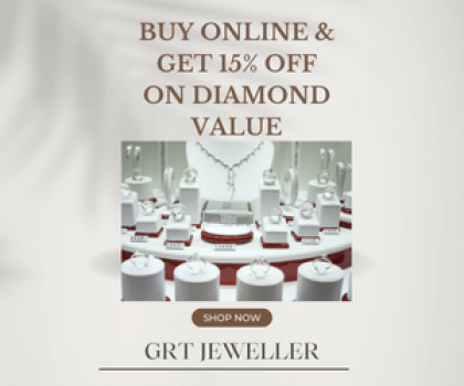 GRT Jewellers Buy Online & Get 15% OFF On Diamond Value