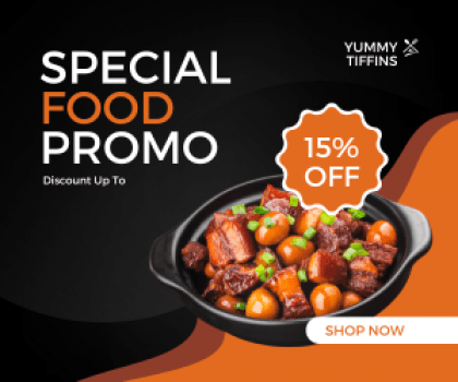 Yummy tiffins - Use this 15% code😋 as a new customer