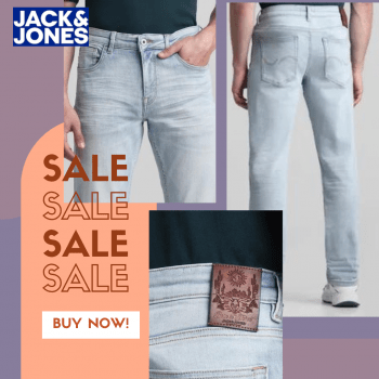 Jack & Jones Light Blue Jeans - 50% Off + Extra 10% on 2 pairs!