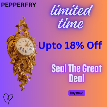 Get Extra 18% Off On Wall Clocks