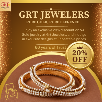 GRT Jeweller- Get 20% OFF on Gold Jewelry