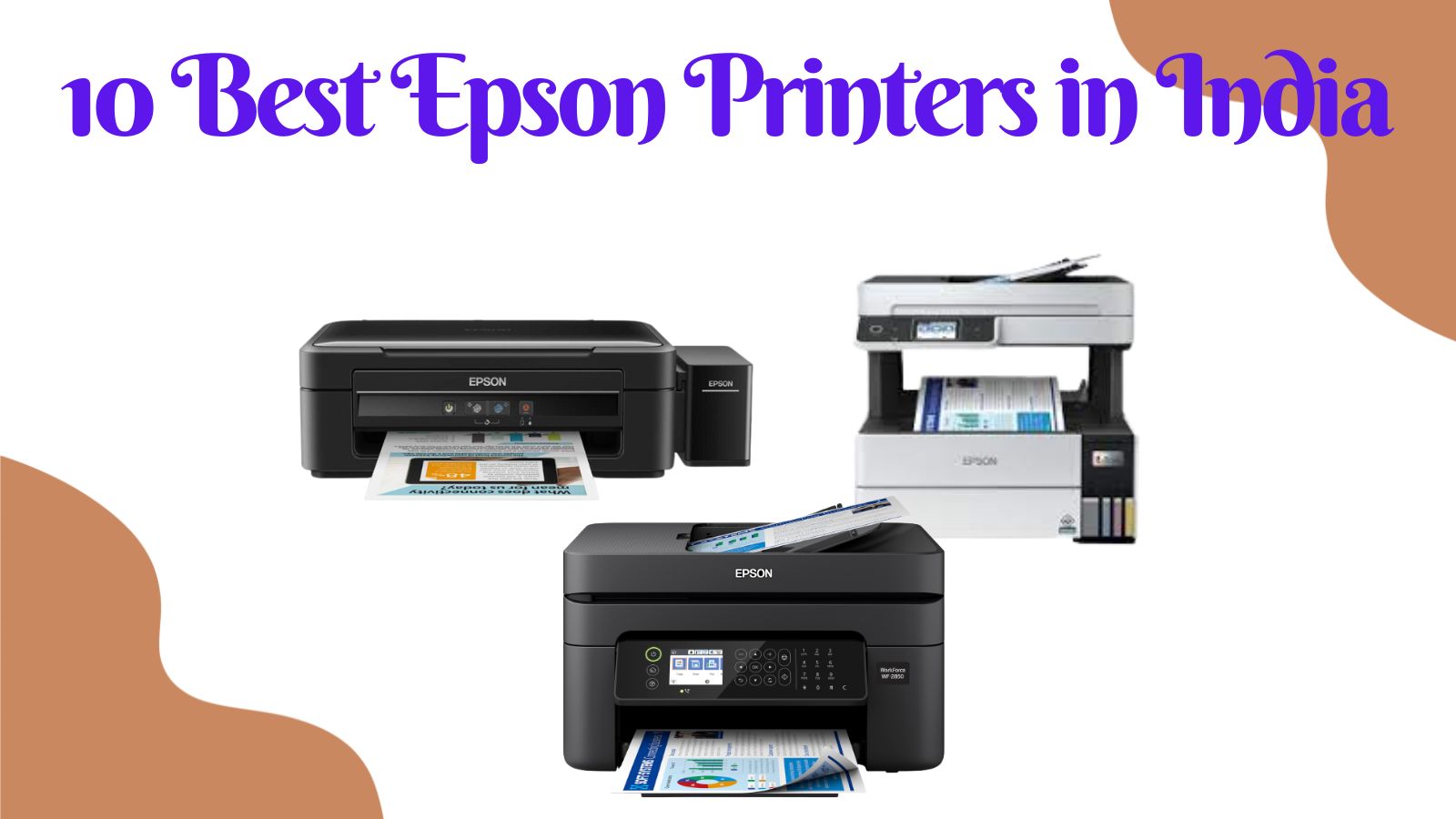 10 Best Epson Printers in India