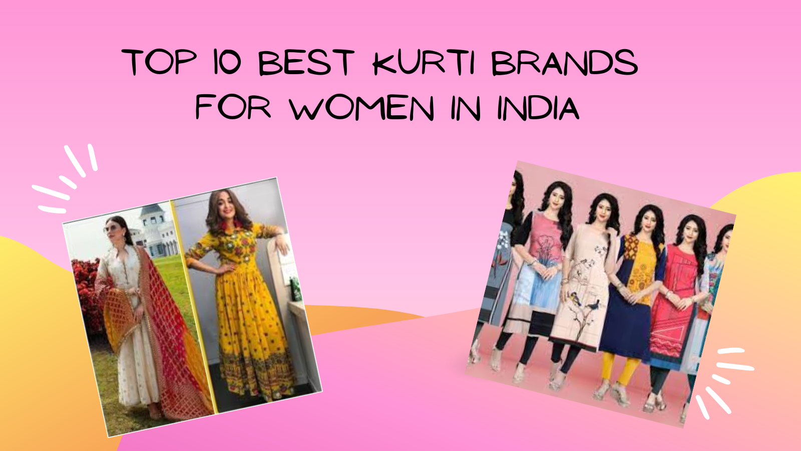 Top 10 best kurti brands for women in India