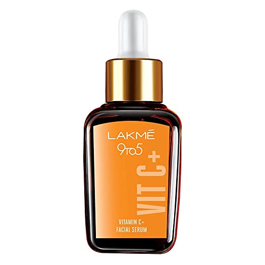 Lakme 9to5 Vitamin C+ Face Serum, For Nourished & Bright Skin with Antioxidant Rich Vitamin C & Kakadu Plum Extract, Non Greasy, 30 ml