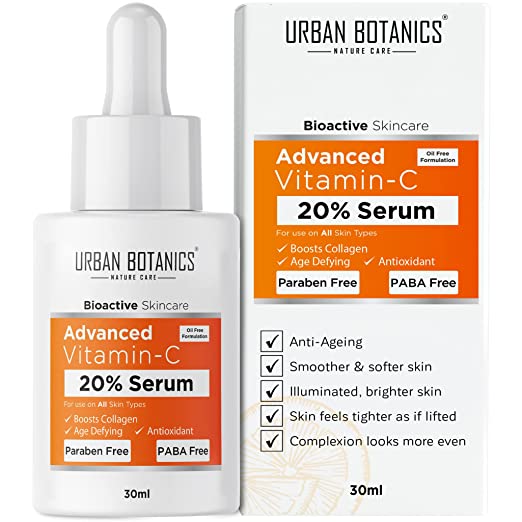 Urban Botanics Advanced Vitamin C Face Serum for Brightening