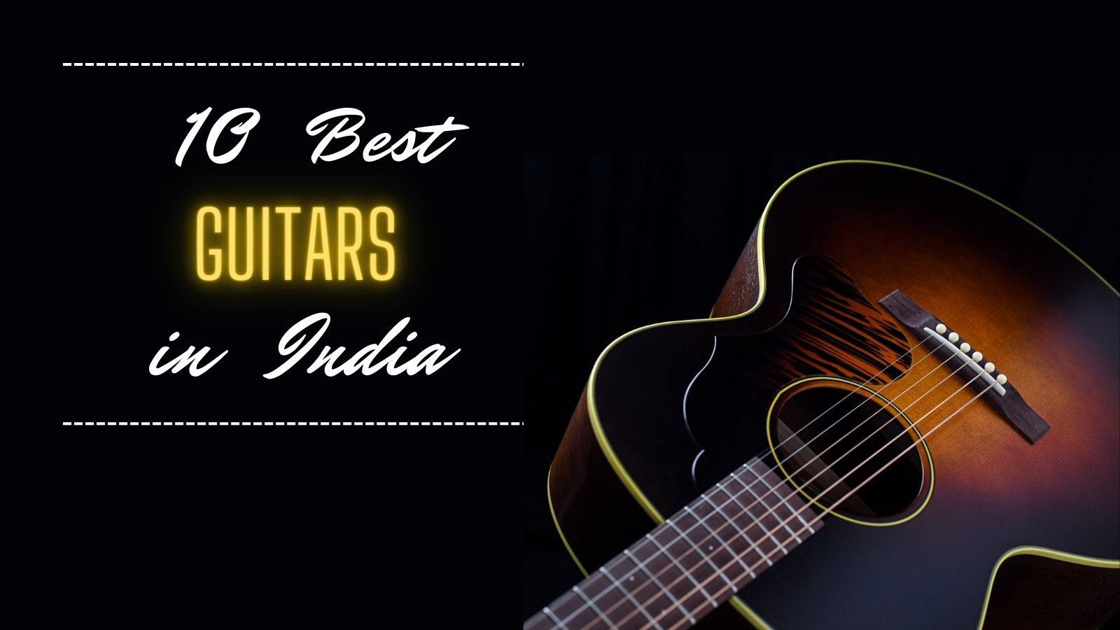10 best guitars in india