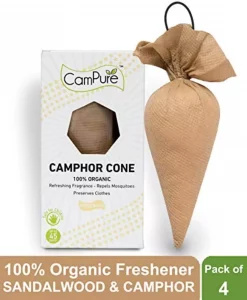MANGALAM CamPure Camphor Cone, Room Freshener