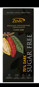 Zevic Belgian Sugar-Free Dark Chocolate