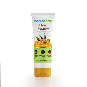 Mamaearth Ubtan Scrub For Face with Turmeric & Walnut for tan Removal                                       