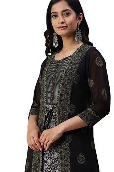 Soch Women Printed Flared Kurta