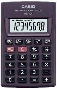 Casio HL-4A portable calculator 