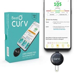 BeatO CURV Smartphone Connected Glucometer Feature, Specification and Price, 10 glucometers in India