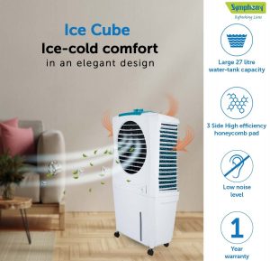 Symphony Ice Cube 27 Cooler Feature and Specification