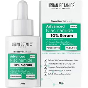 Urbanbotanics 10 Niacinamide Face Serum/ Best Serum For Acne Prone Skin