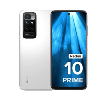 Redmi 10 Prime (Astral White 4GB RAM 64GB ROM |Helio G88 with extendable RAM Upto 2GB |FHD+ 90Hz Adaptive Sync Display)
