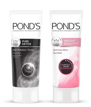POND’S Pure Detox Face Wash 200 g & POND’S Bright Beauty Spot-less Glow Face Wash , 200g