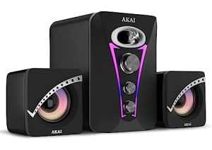 AKAI Zest MS2222 22W 2.1 Channel Wired Gaming Speaker with Subwoofer