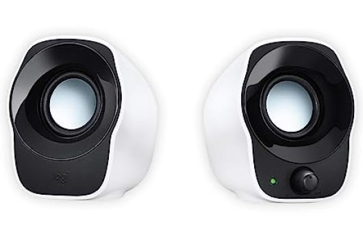 Logitech Z120 Stereo Speaker (Black and White)