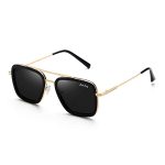 grey jack Tony Stark Polarized Sunglasses for Men Women,Iron Man Square Metal Frame Edith Sunglasses S1632