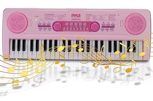 Pyle Electric Keyboard Piano for Kids-Portable 49 Key
