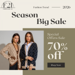 Forever 21 - Get upto 70% off on (End of Season Sale)