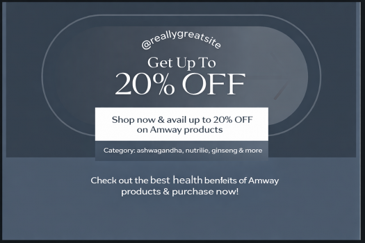 Amway-Get Up To 20% OFF On Amway Products