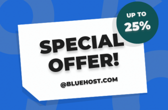 Bluehost-Enjoy Up to 25% Off