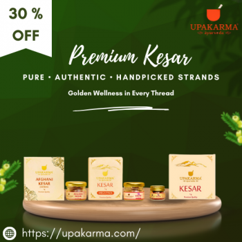 Upakarma Pure & Authentic Kesar – Limited Time 30% OFF