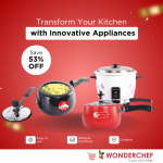 Get Upto 53% Off On Pressure Cookers