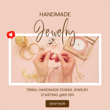 Tribal Handmade Dokra Jewelry - Starting @Rs 180