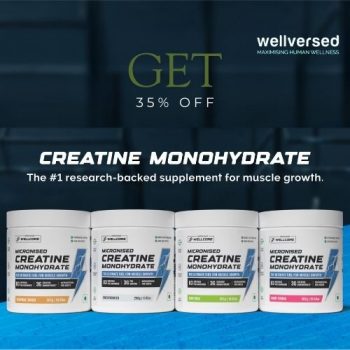 Get 35% off on Creatine Monohydrate and boost your strength, endurance, and workout performance. Limited-time offer—shop now and save big!
