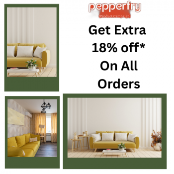 Pepperfry - Get Extra 18% off* On All Orders