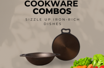 Premium toxin-free cast iron cookware combo sets from The Indus Valley for healthy cooking
