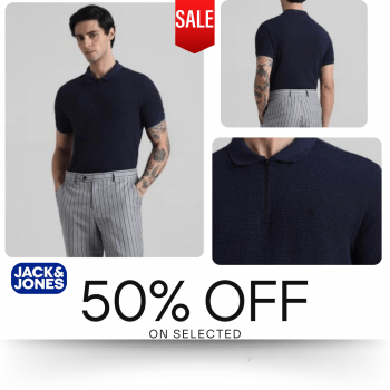 Jack&Jones Dark Blue Polo - 50% Off + Extra 10% on 2 Items!👕