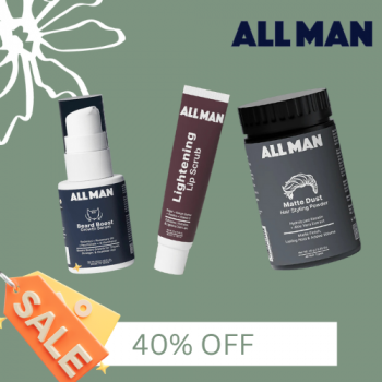 Flat 40% Off on Grooming Products for Men