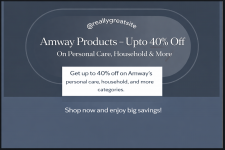 Amway– Upto 40% Off On Personal Care, Household & more